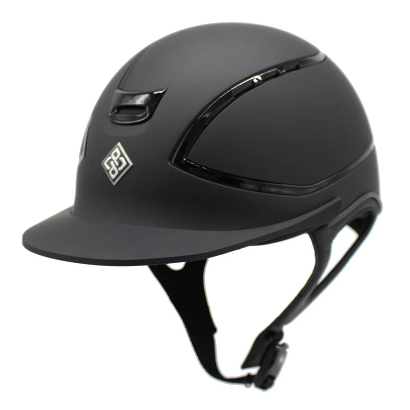 Capacete matte detalhes gloss