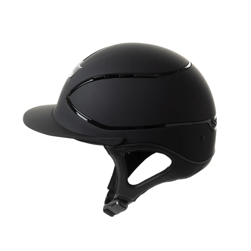 Capacete matte detalhes gloss